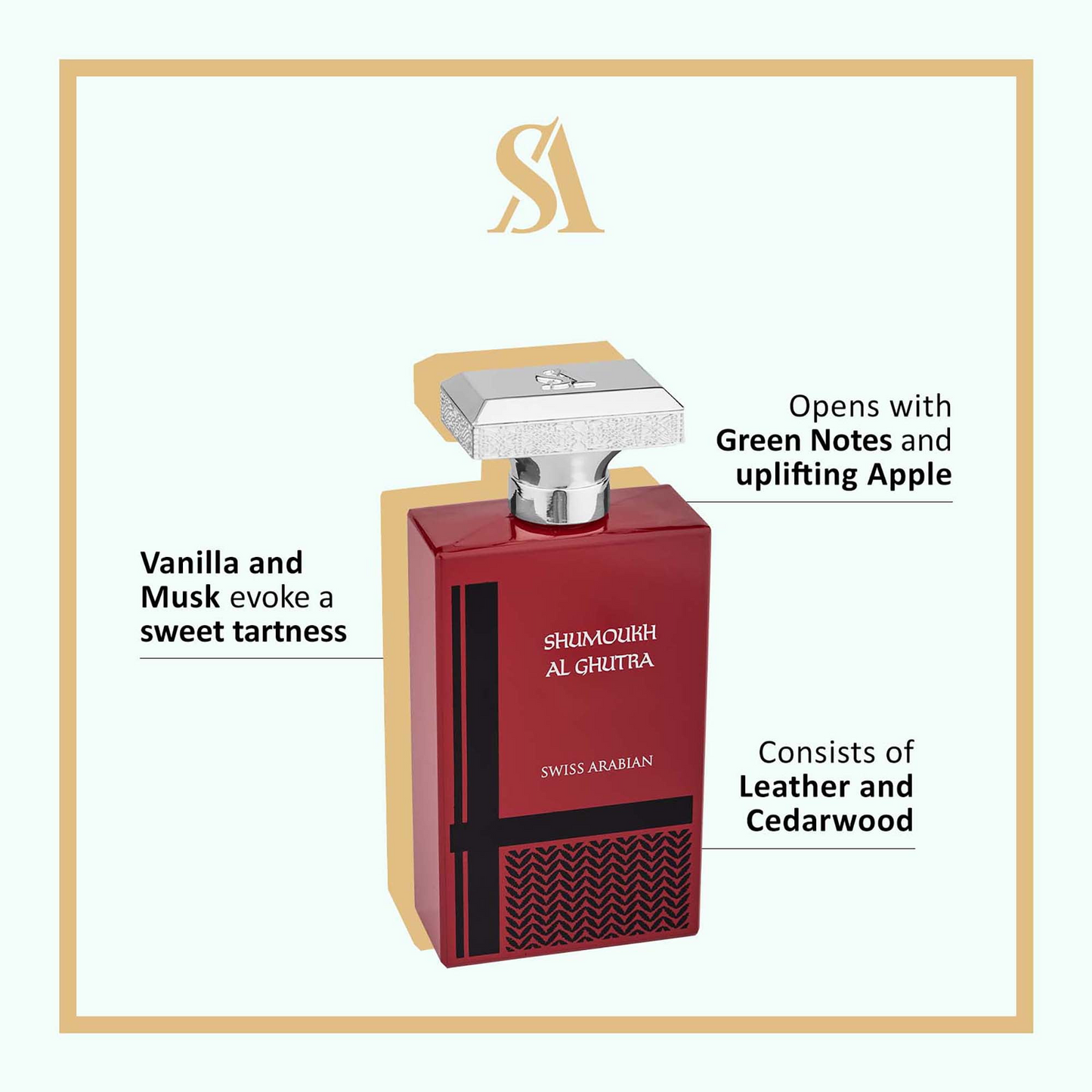 Swiss Arabian Shumoukh Al Ghutra Eau De Parfum – 100ml