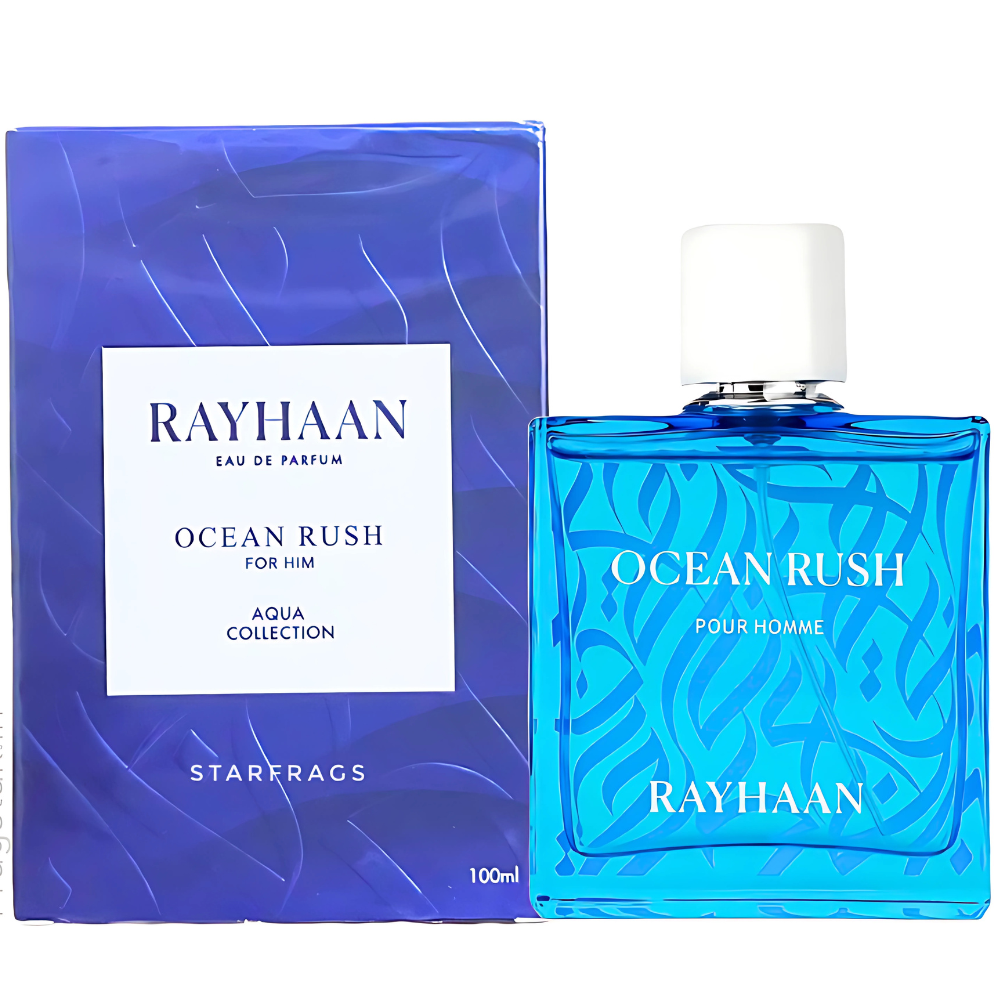 Rayhaan Ocean Rush For Men Eau De Parfum 100ml – Fresh & Energetic Marine Fragrance