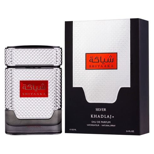 Khadlaj Shiyaaka Silver For Men Eau De Parfum – 100ml