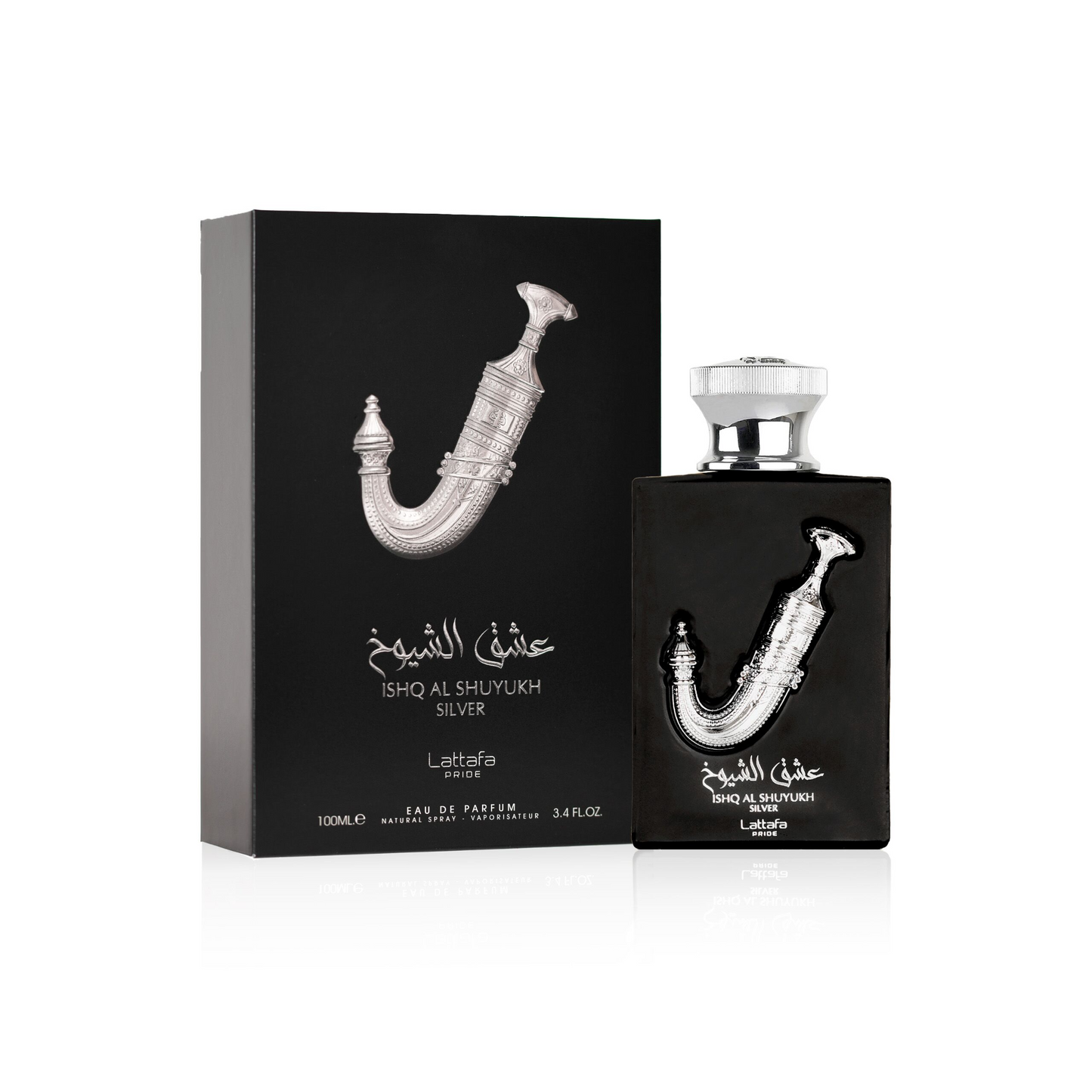 Lattafa Ishq Al Shuyukh Silver Eau De Parfum 100ml for Men