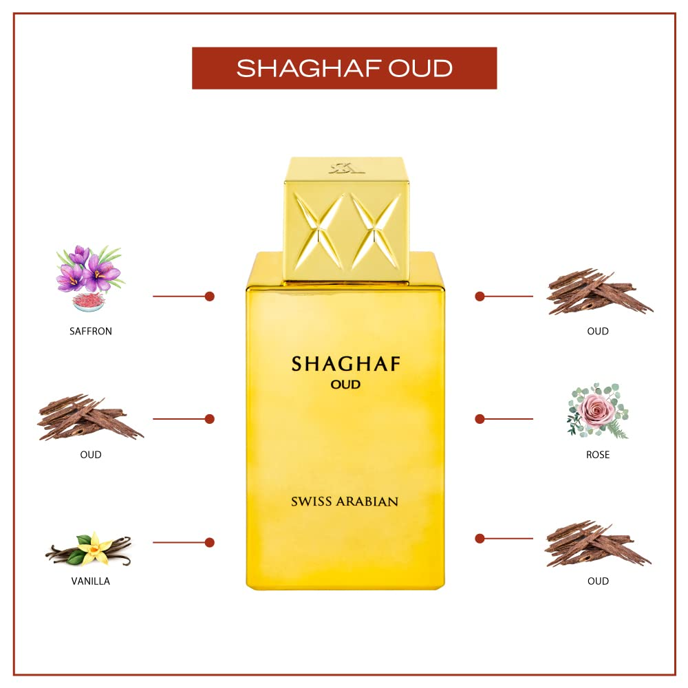 Swiss Arabian Shaghaf Oud Eau De Parfum – 75ml