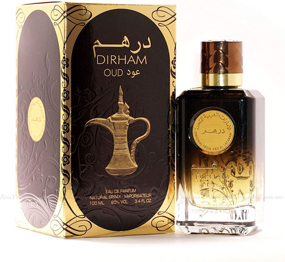 Ard Al Zaafaran Dirham Oud Eau De Parfum 100ml for Men & Women