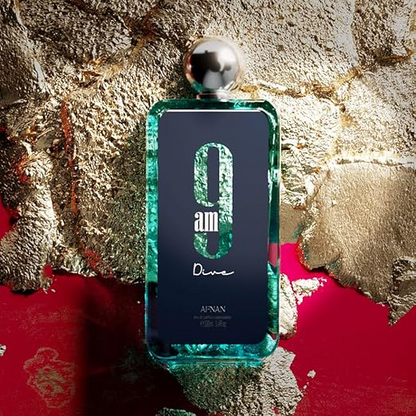 Afnan 9 AM Dive Eau de Parfum 100ml Citrus Perfume for Men and Women