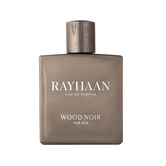 Rayhaan Wood Noir Eau De Parfum for Men 100ml – Bold, Dark & Woody Masculine Fragrance