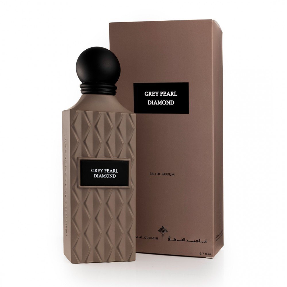 Ibraheem Al Qurashi Ibraq Grey Pearl Diamond Eau De Parfum – 150ml