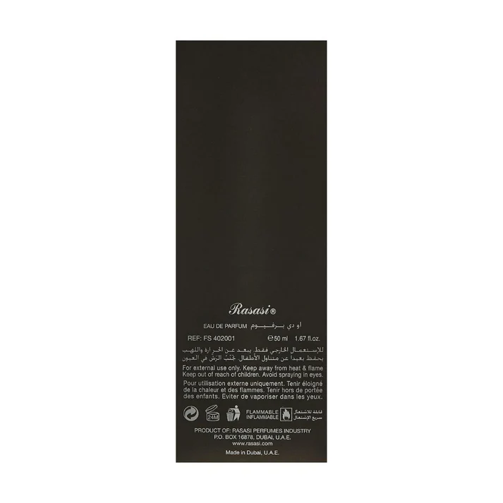 Rasasi Fattan Pour Homme Eau De Parfum For Him 50ml