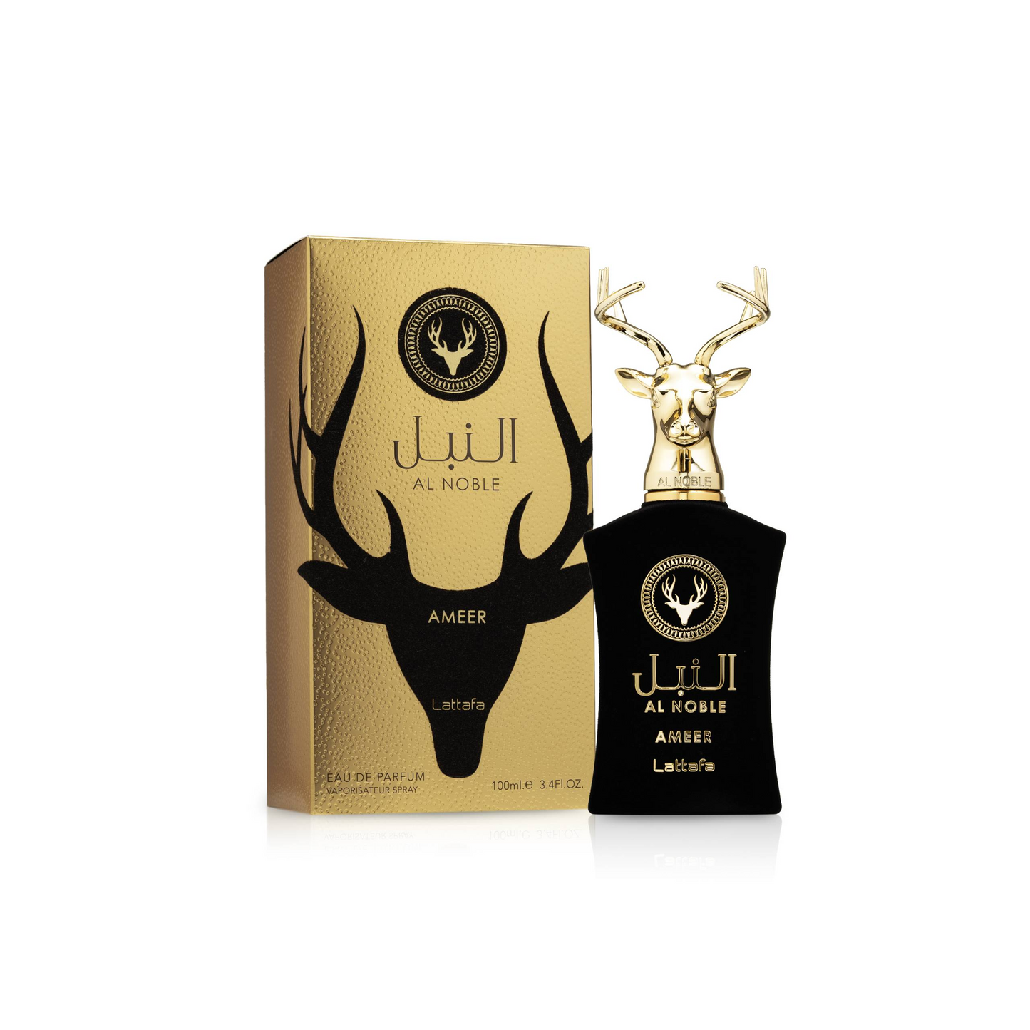 Lattafa Al Noble Ameer Eau De Parfum 100ml – Regal Woody Oriental Fragrance for Men