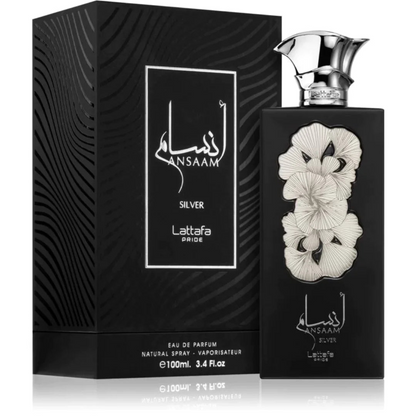 Lattafa Ansaam Silver Eau De Parfum 100ml for Men & Women