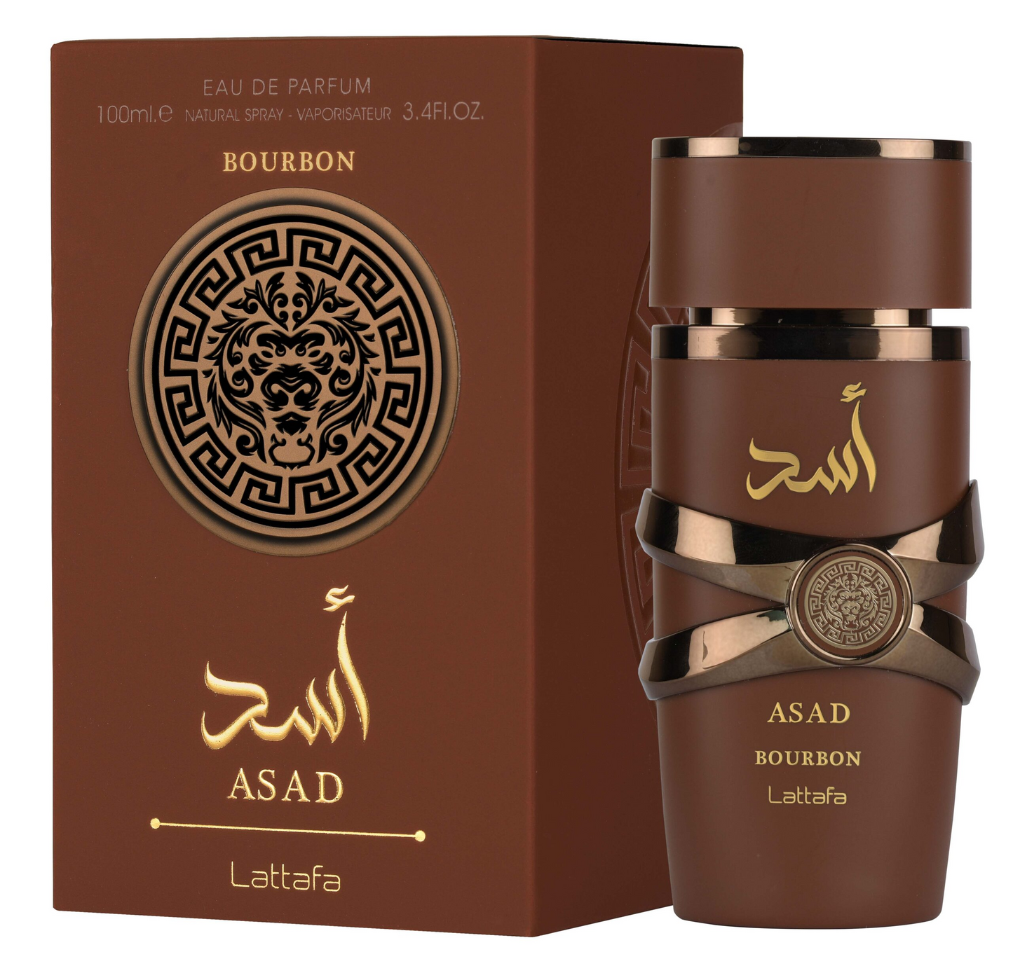 Lattafa Asad Bourbon Eau De Parfum 100ml Unisex Fragrance