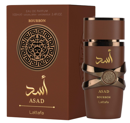 Lattafa Asad Bourbon Eau De Parfum 100ml Unisex Fragrance