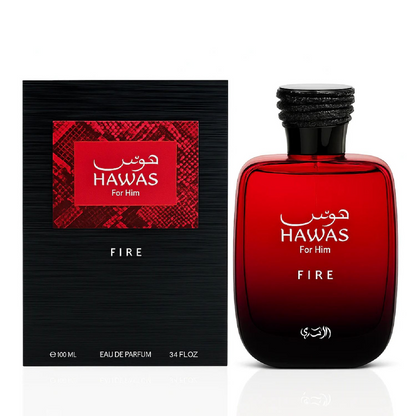 Rasasi Hawas Fire Eau De Parfum 100ml for Men
